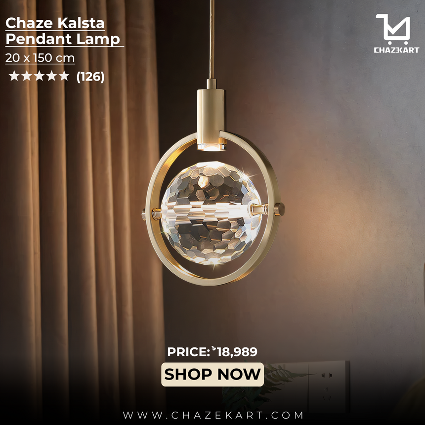 Chaze Kalsta, Pendant Lamp 20x150 cm