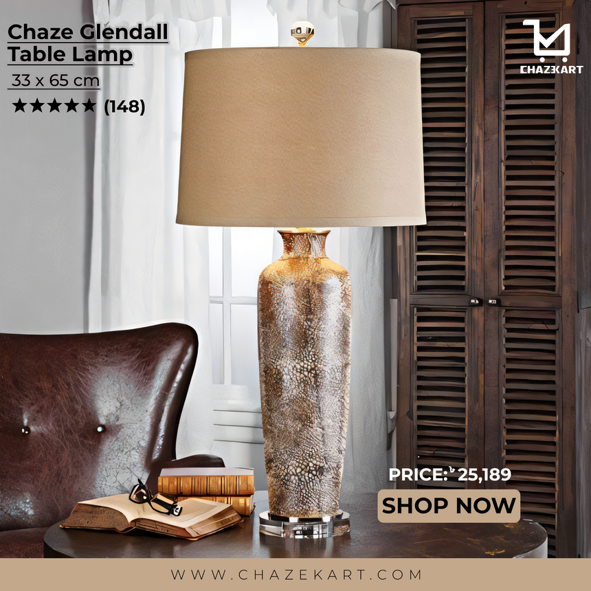 Chaze Glendall, Table Lamp 33x65 cm