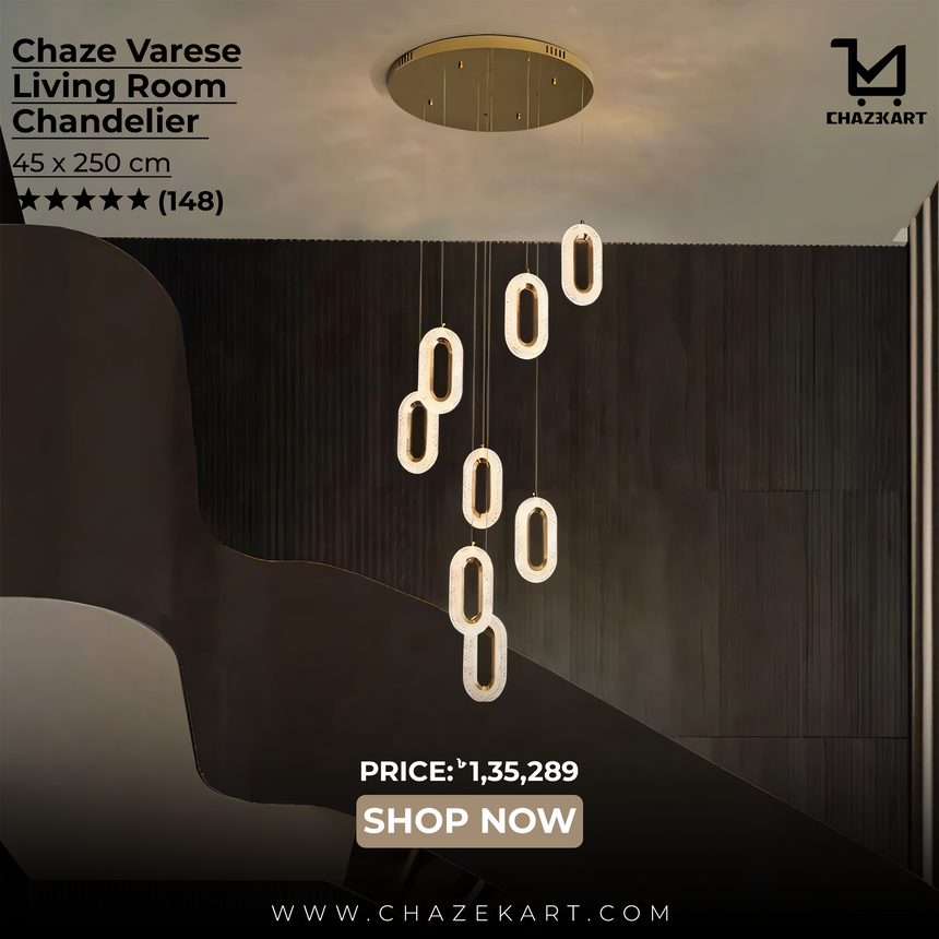 Chaze Varese, Living Room Chandelier 45x250 cm