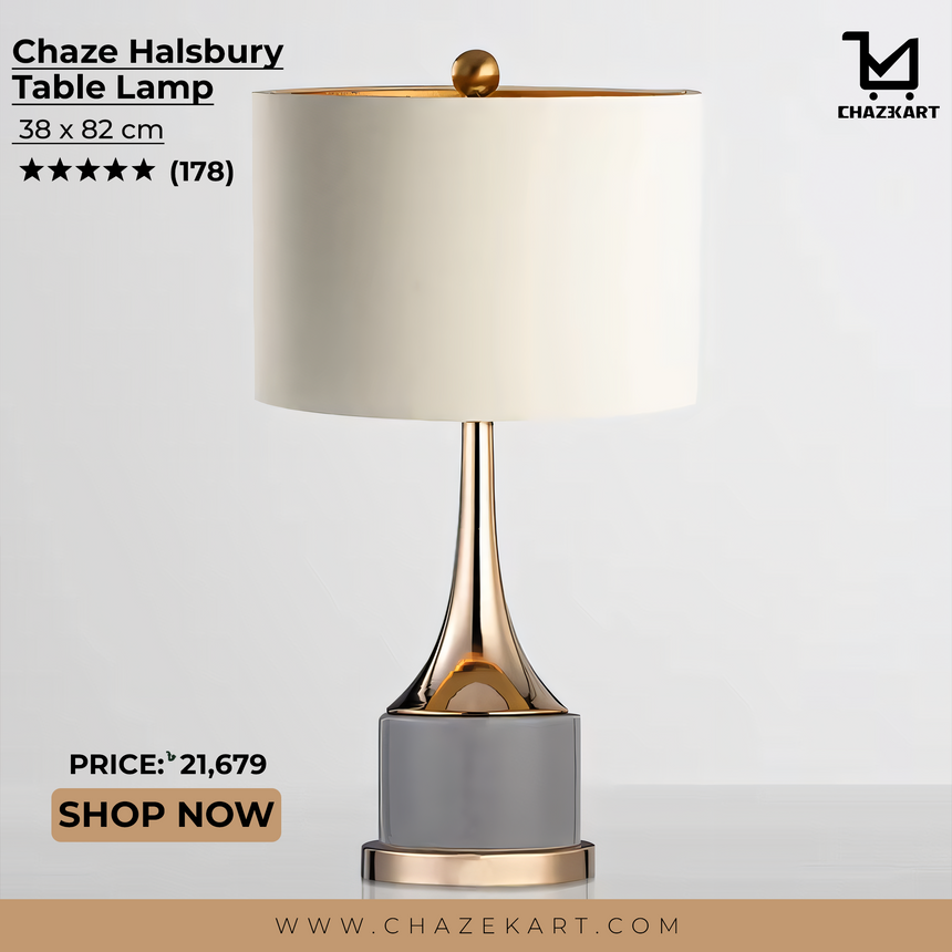 Chaze Halsbury, Table Lamp 38x82 cm