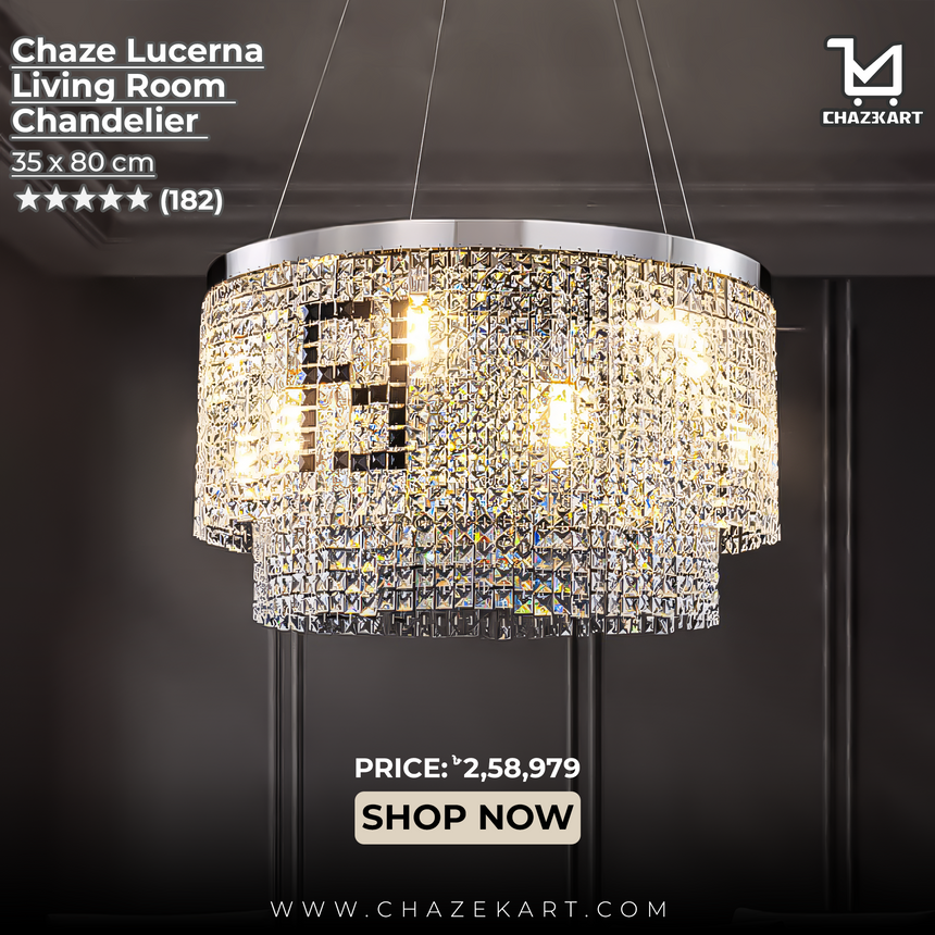 Chaze Lucerna, Living Room Chandelier 35x80 cm