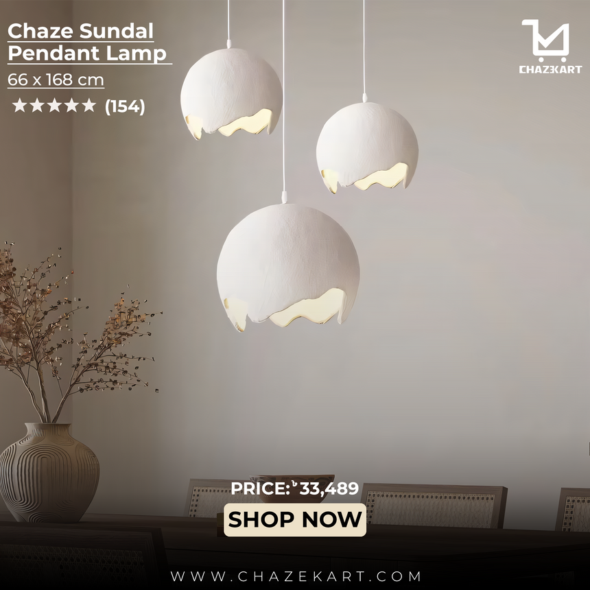 Chaze Sundal, Pendant Lamp 66x168 cm