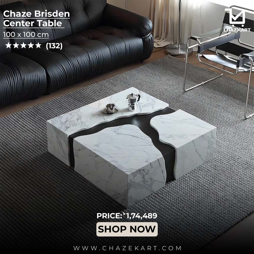 Chaze Brisden Center Table 100x100 cm