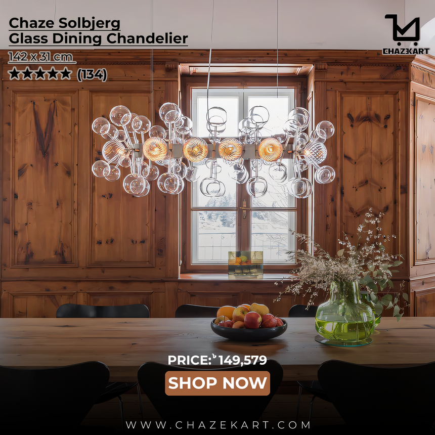 Chaze Solbjerg, Dining Chandelier 142×31 cm