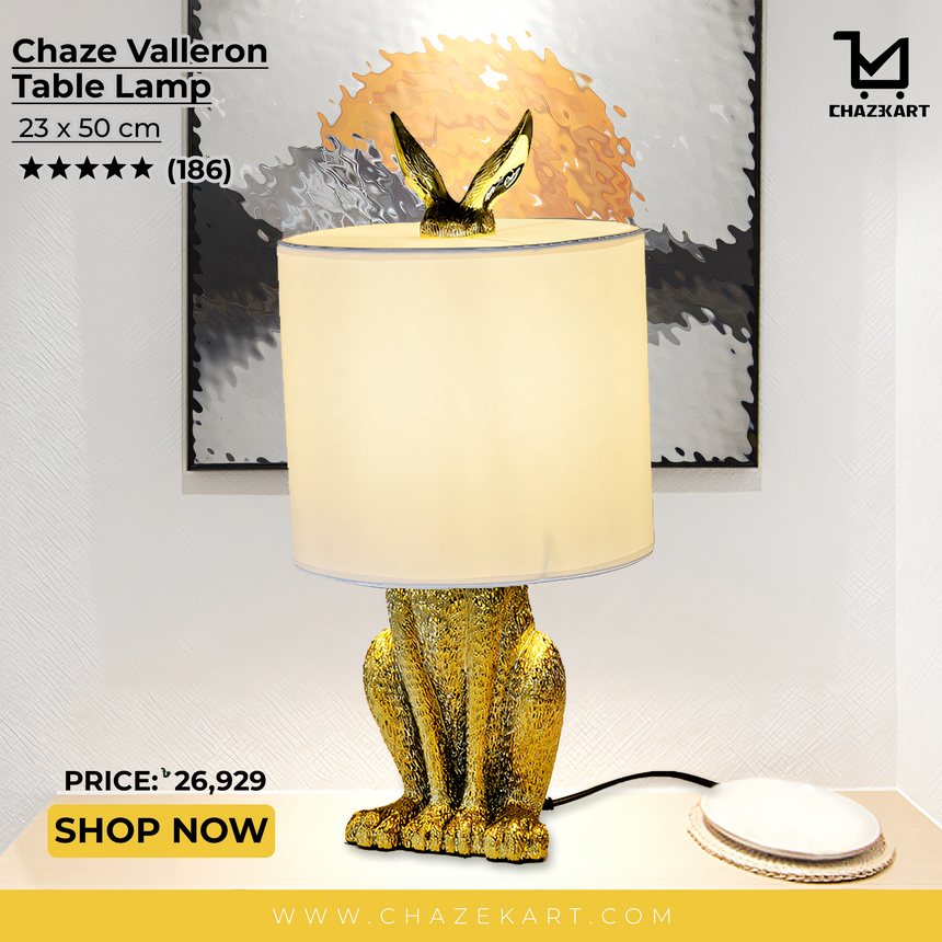 Chaze Valleron, Table Lamp 23×50 cm