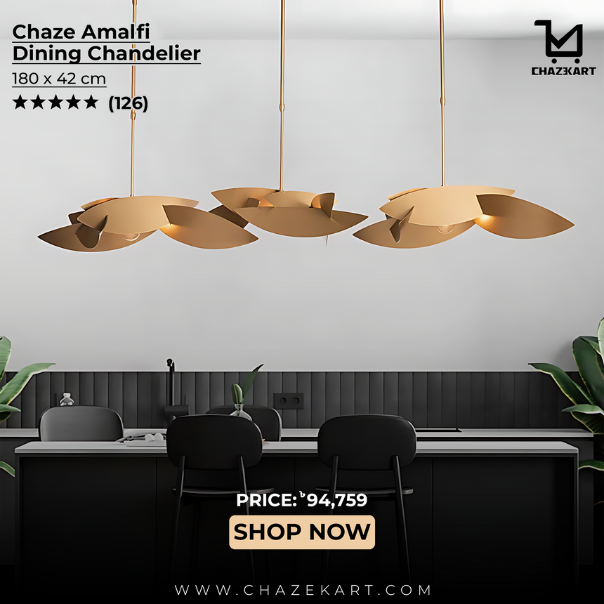 Chaze Amalfi, Dining Chandelier 180x42 cm