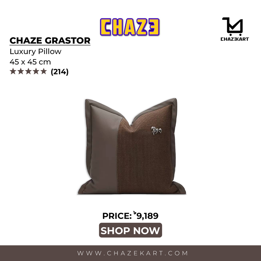 Chaze Grastor, Luxury Pillow 45×45 cm