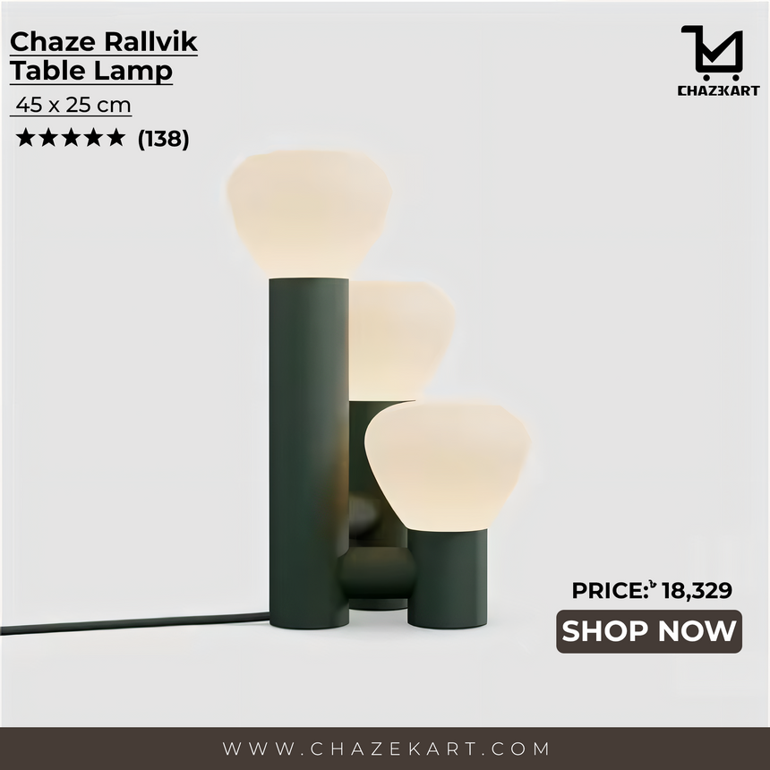Chaze Rallvik, Table Lamp 45x25 cm