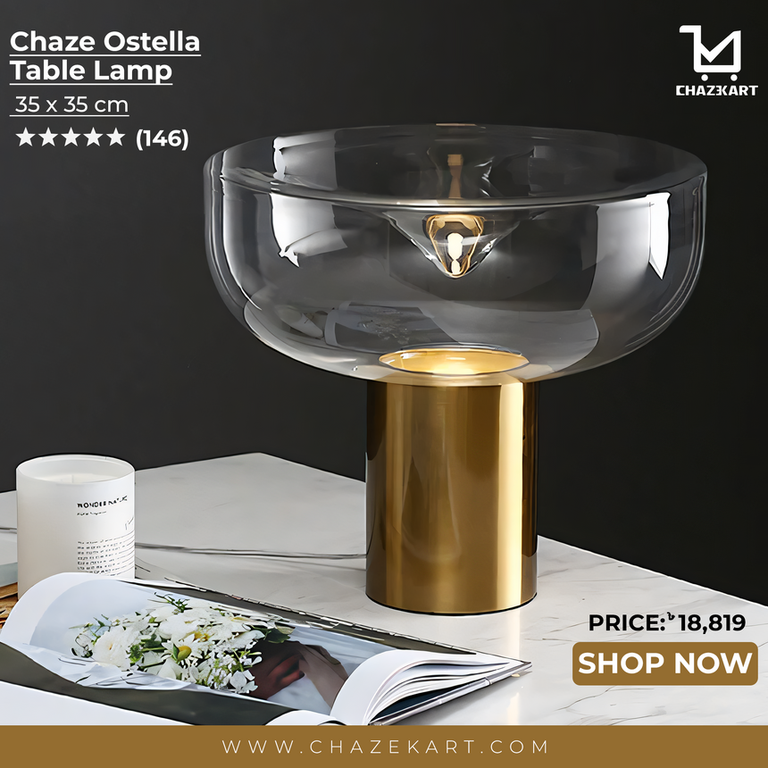 Chaze Ostella, Table Lamp 35x35 cm