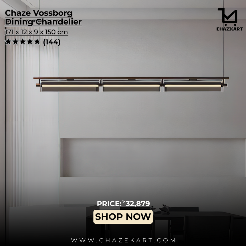 Chaze Vossborg, Dining Chandelier 171x12x9x150 cm
