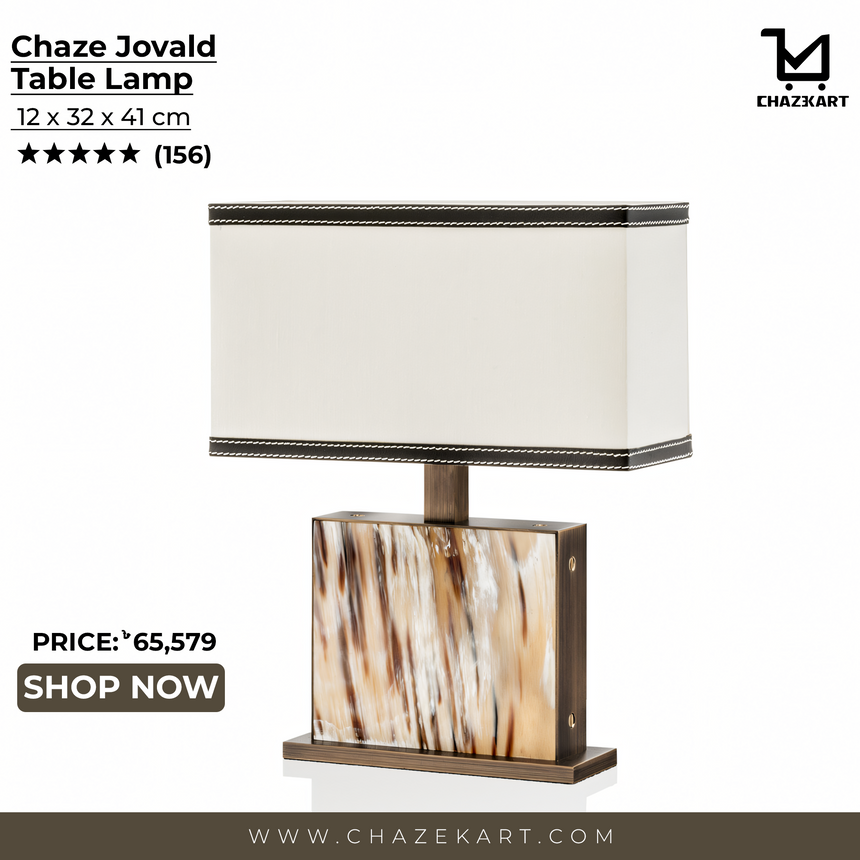 Chaze Jovald, Table Lamp 12x32x41 cm