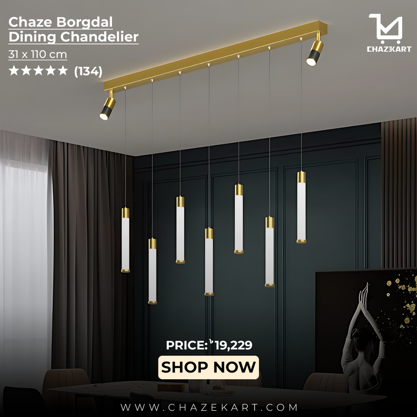 Chaze Borgdal, Dining Chandelier 31x110 cm