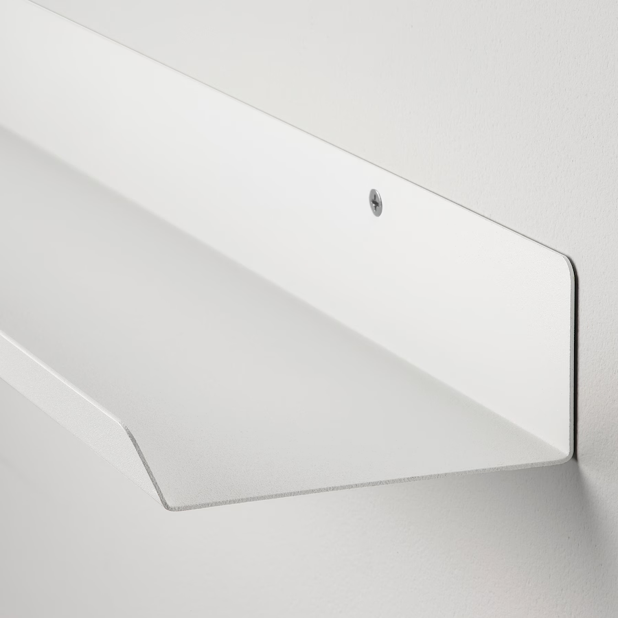 IKEA MALMBACK Display shelf, white, 60 cm