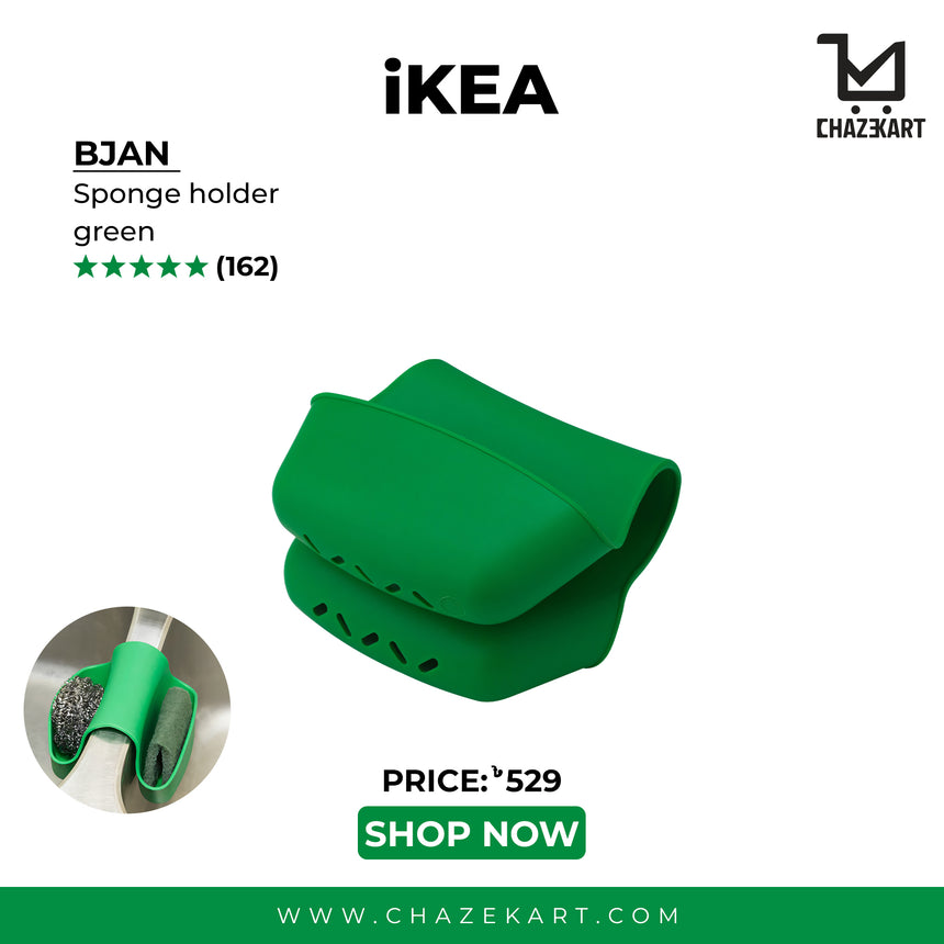 IKEA BJAN Sponge holder, green