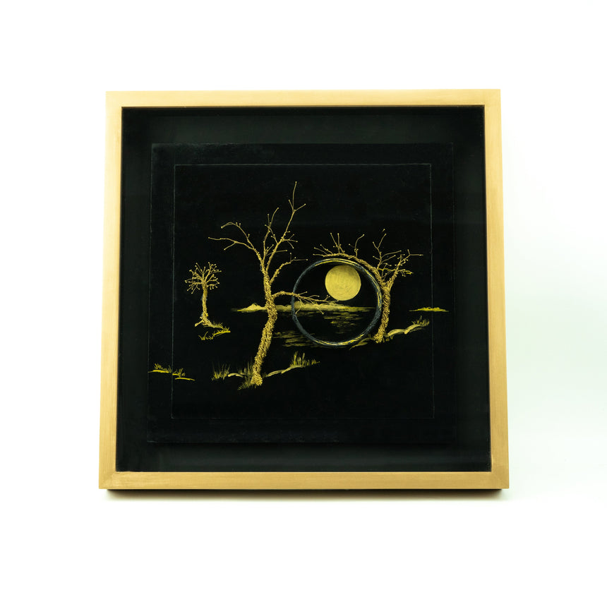 Golden Glow 3D Art