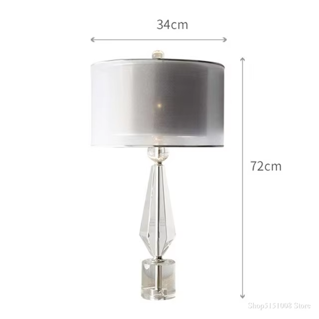 Chaze Dalford, Table Lamp 34x72 cm