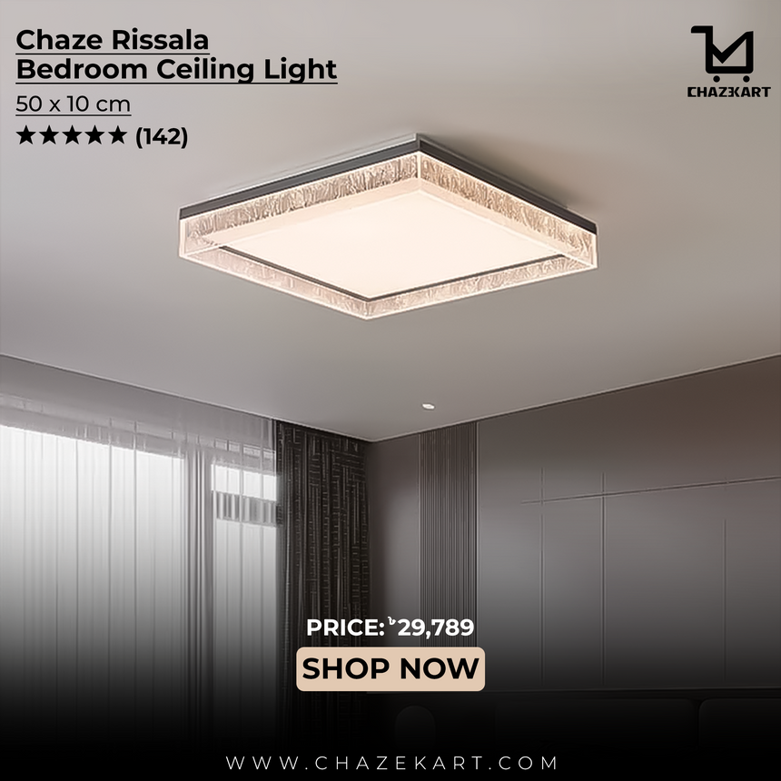 Chaze Rissala, Bedroom Ceiling Light 50x10 cm