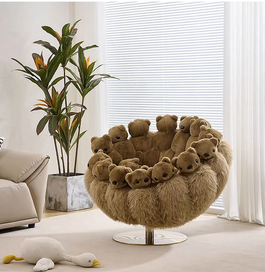 Gilbert Teddy Bear Premium Single Arm Chair
