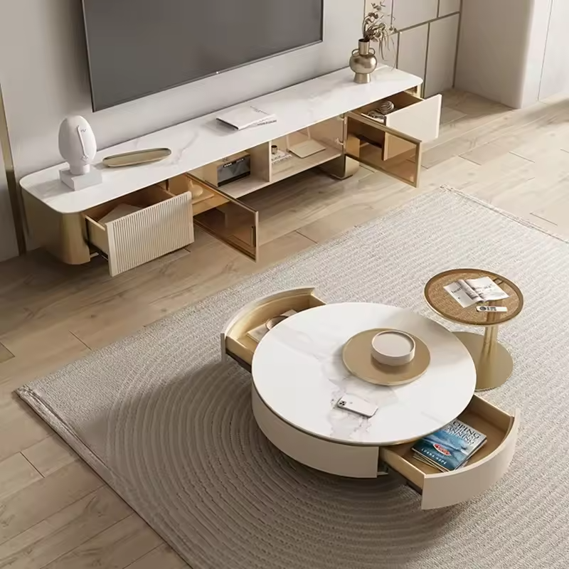 Chaze Havona Center Table 33x80+40x42 cm Set of 2