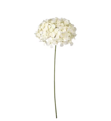 IKEA SMYCKA Artificial flower, in/outdoor Hydrangea/off-white, 76 cm