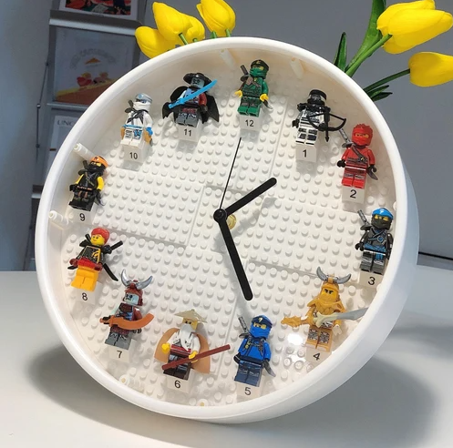 LEGO Wall Clock - White (Prebook)