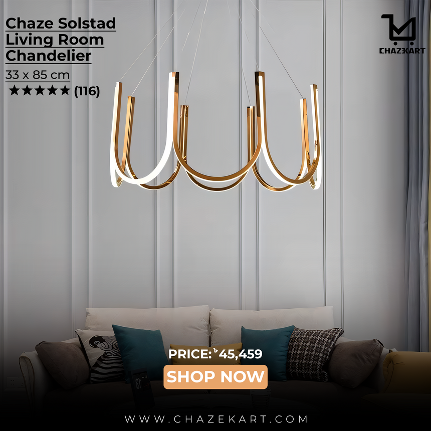 Chaze Solstad, Living Room Chandelier 33x85x150 cm