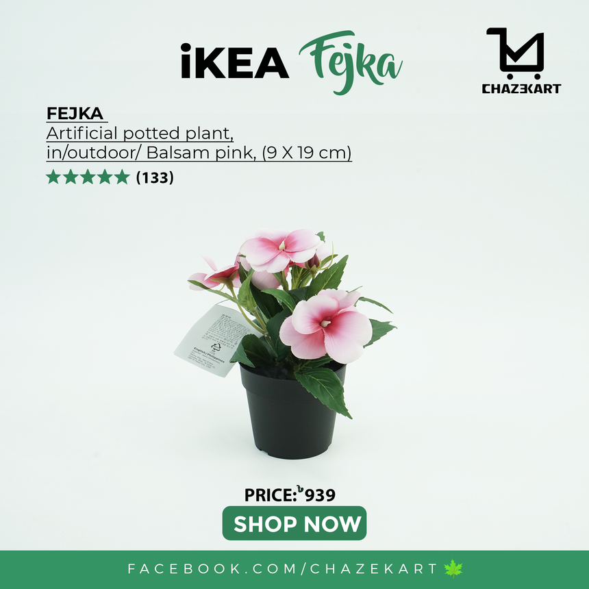 IKEA FEJKA Artificial potted plant, in/outdoor/balsam pink, 9 cm