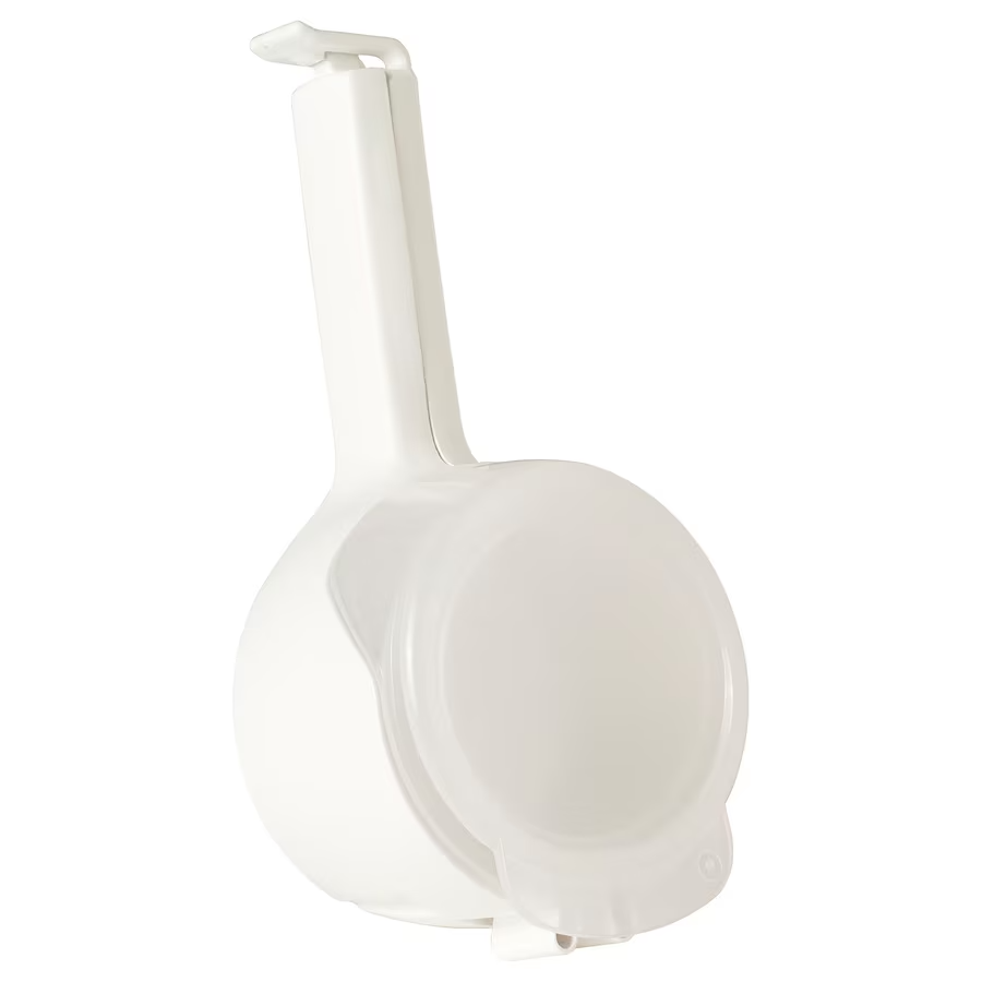 IKEA BEVARA Seal and pour bag clip, white, 1 pack
