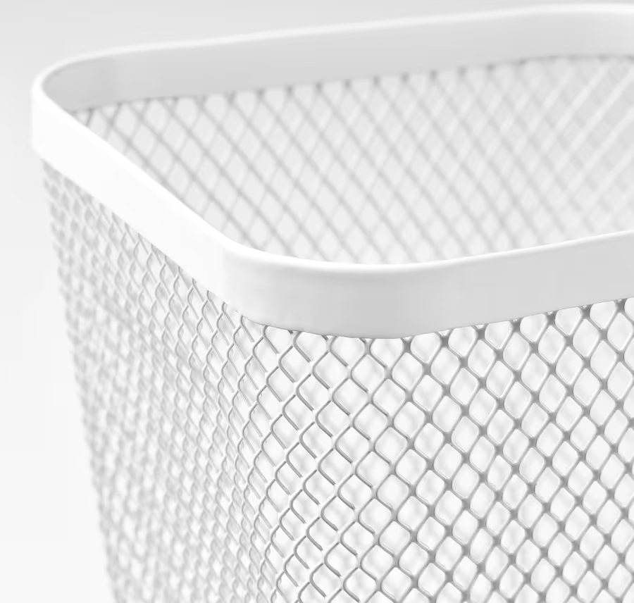 IKEA DRONJONS pen cup white 11 cm