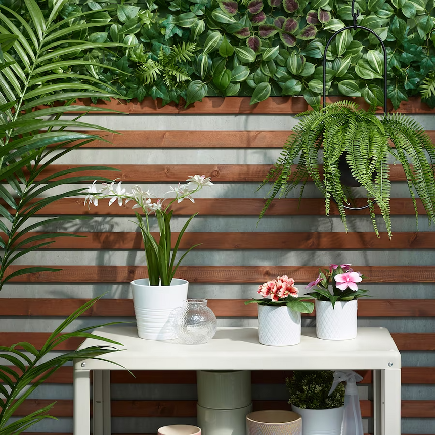 IKEA FEJKA Artificial plant, wall mounted/in/outdoor 26x26 cm