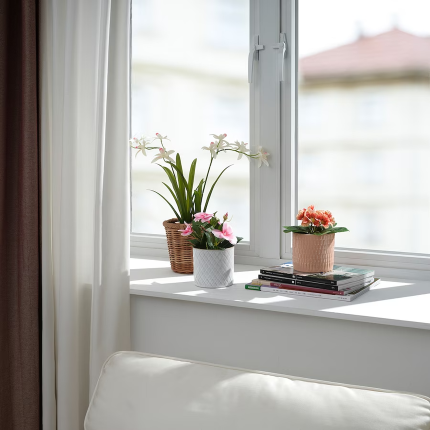 IKEA FEJKA Artificial potted plant, in/outdoor/balsam pink, 9 cm