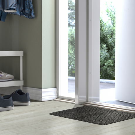 IKEA FRIKTION Door mat, grey, 38x58 cm