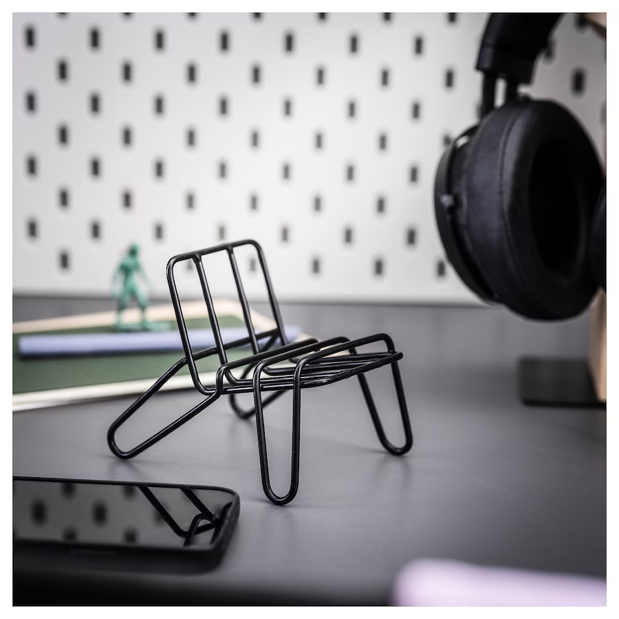 IKEA KRUBBET Holder for Mobile Phone, Black