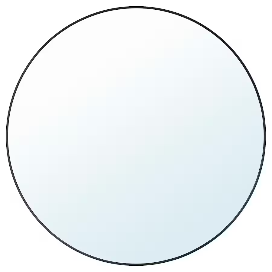 IKEA LINDBYN Mirror, black, 50 cm