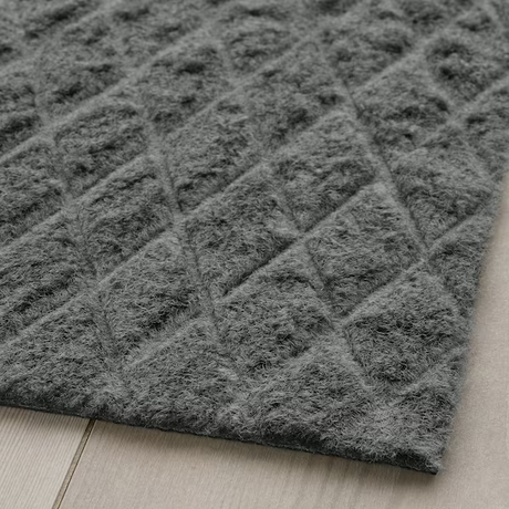 IKEA OSTERILD Door mat, indoor, dark grey, 40x60 cm