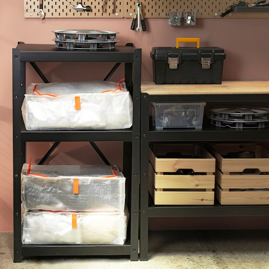 IKEA PARKLA Storage case, 55x49x19 cm
