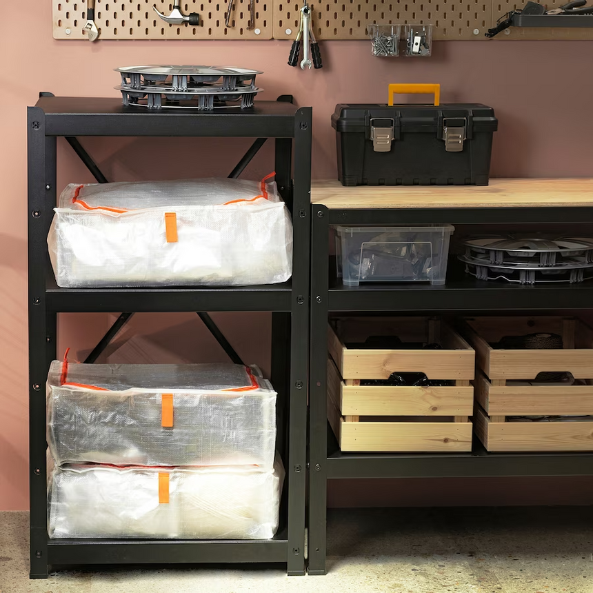 IKEA PARKLA Storage case, 55x49x19 cm