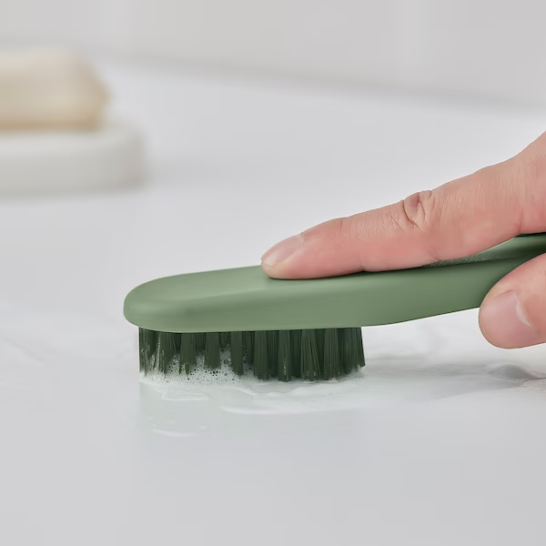 IKEA, PEPPRIG scrubbing brush, set of 2 green