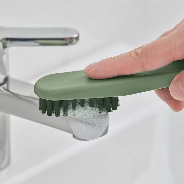IKEA, PEPPRIG scrubbing brush, set of 2 green