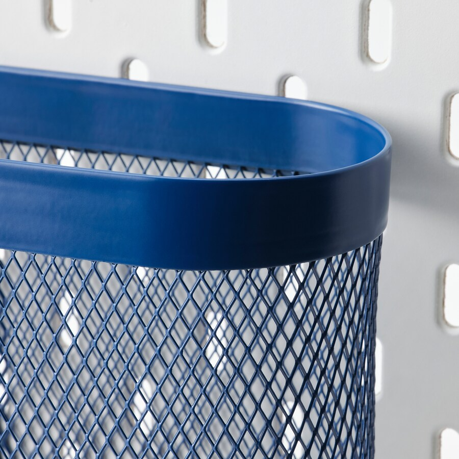 IKEA SKADIS Storage basket, set of 3, dark blue