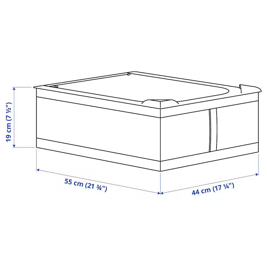 IKEA, SKUBB storage case dark grey 44x55x19 cm (Prebook)