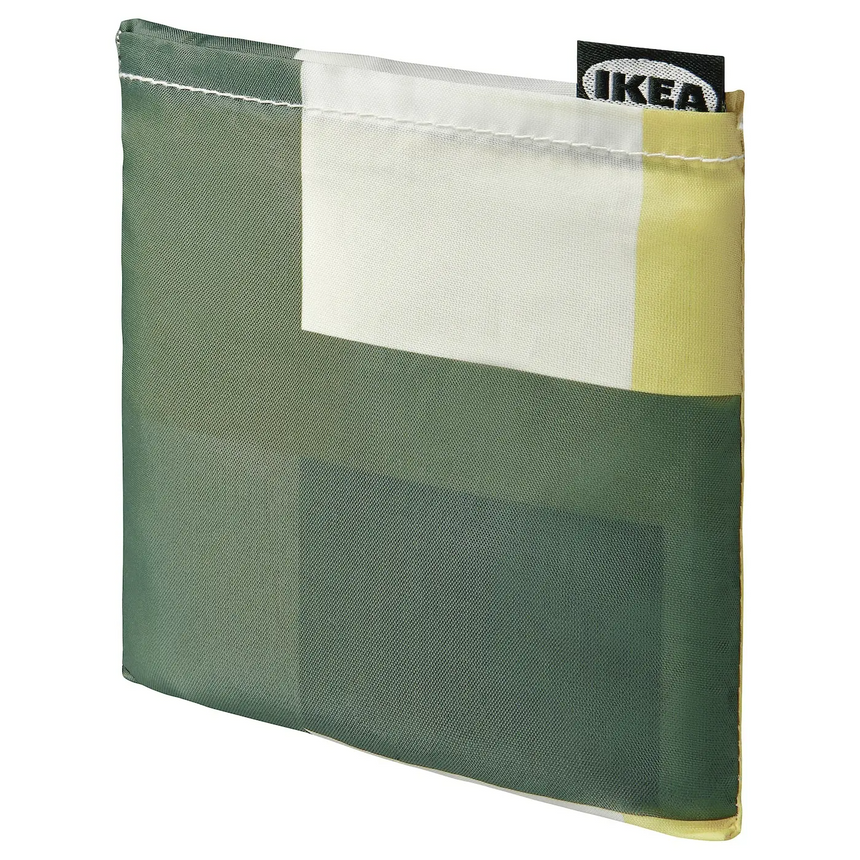 IKEA SKYNKE Tote bag, white/multicolour, 45x36 cm