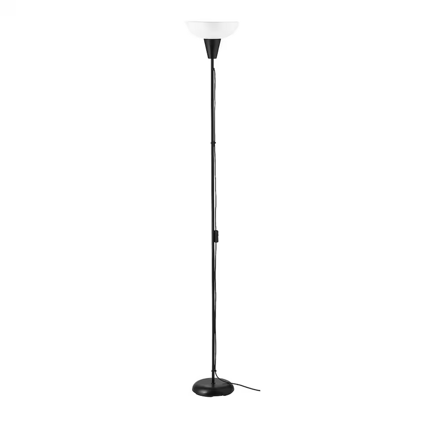 IKEA TAGARP Floor uplighter, black/white