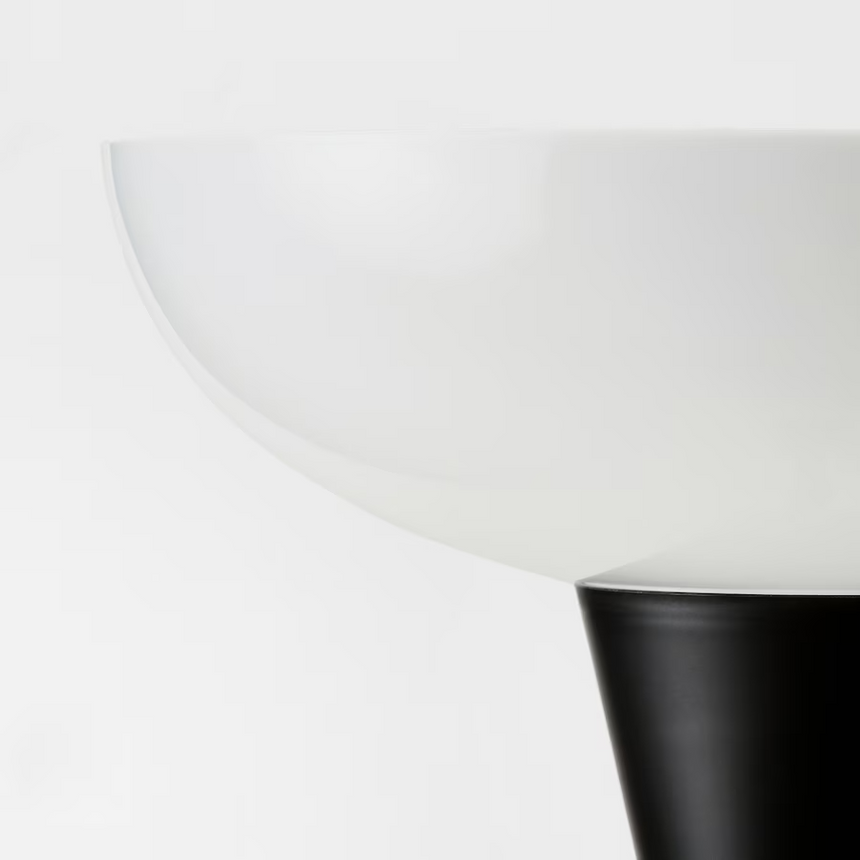 IKEA TAGARP Floor uplighter, black/white