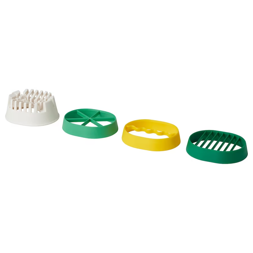 IKEA UPPFYLLD Egg Slicer, Set of 4, mixed colours