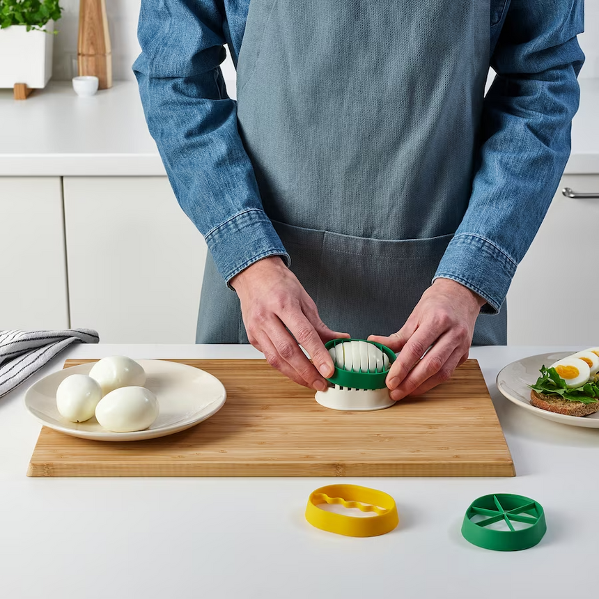 IKEA UPPFYLLD Egg Slicer, Set of 4, mixed colours