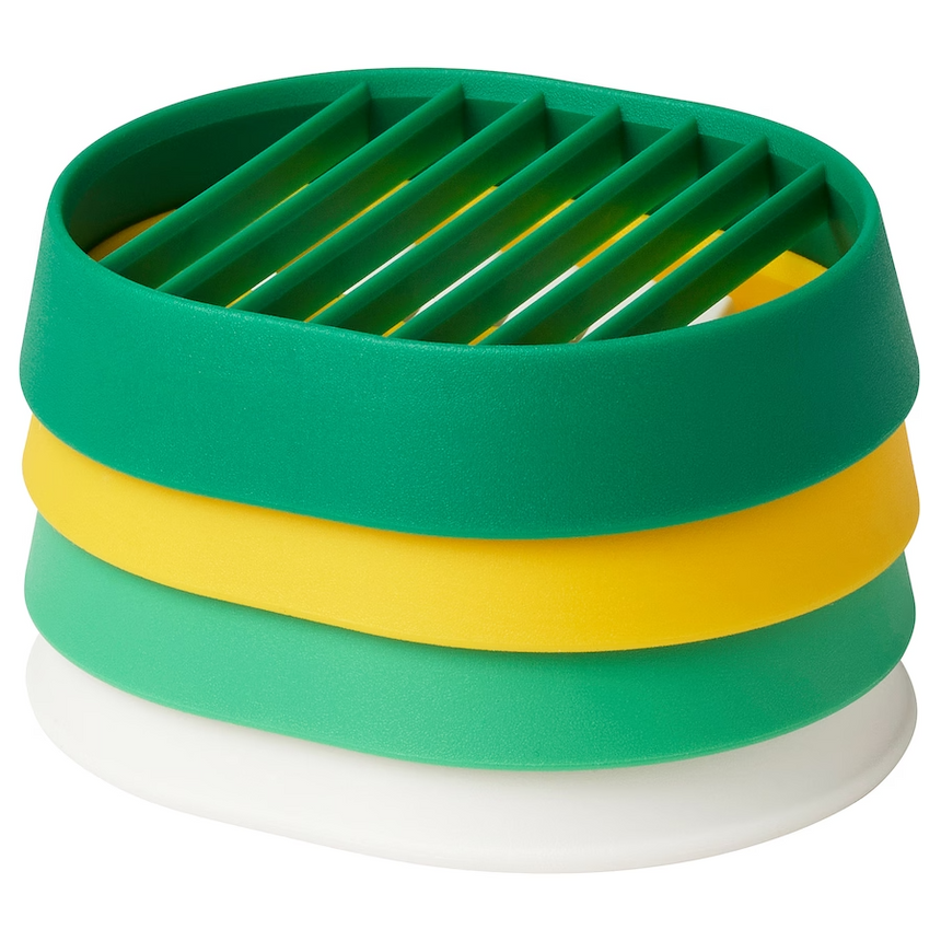 IKEA UPPFYLLD Egg Slicer, Set of 4, mixed colours