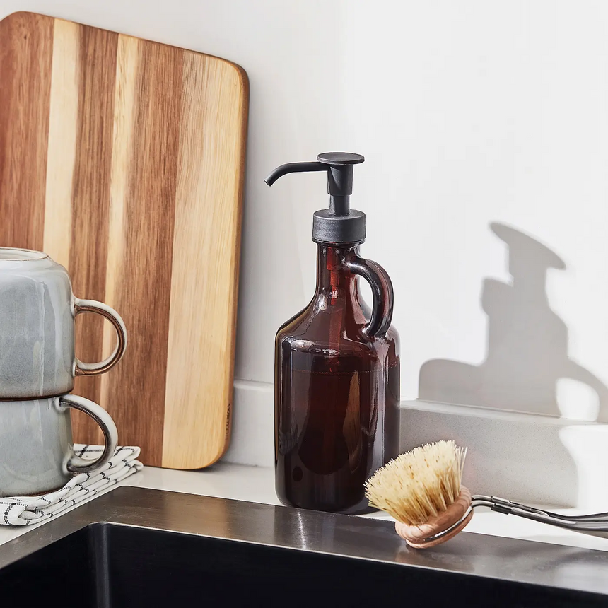 IKEA VALVARDAD Soap dispenser, brown