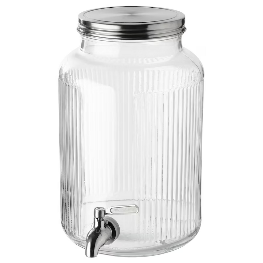 IKEA VARDAGEN jar with tap 5.0 L