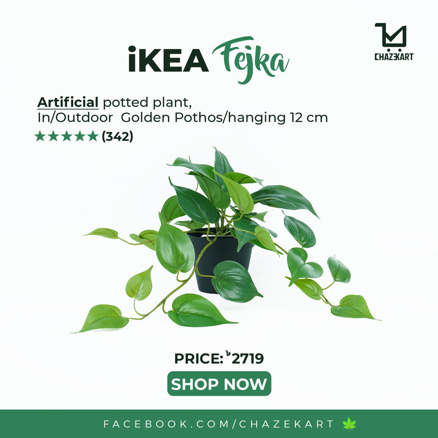 IKEA FEJKA artificial potted plant in/outdoor Golden Pothos/hanging 12 cm